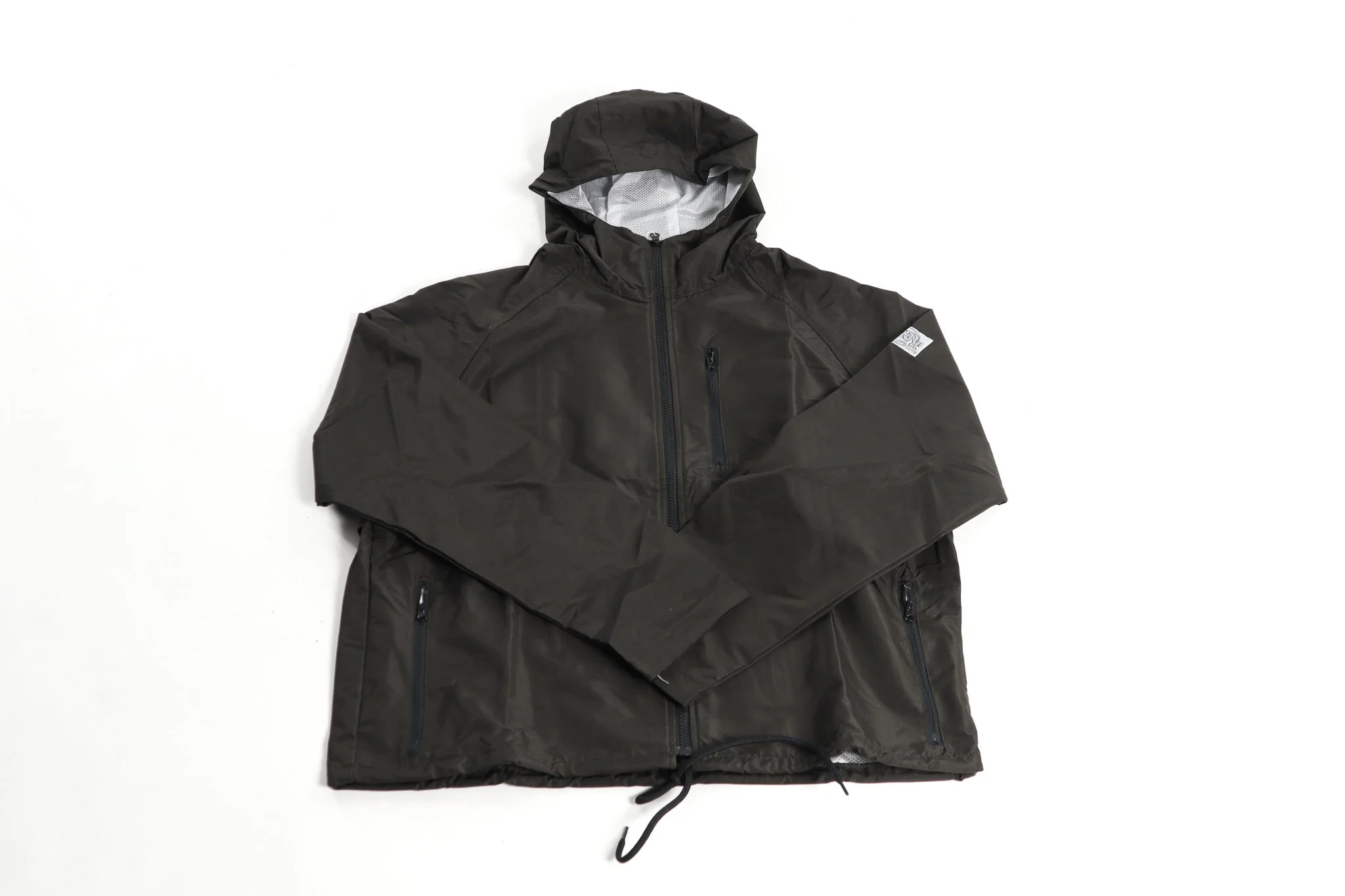 Hooded Chocolate Black MossTex Waterproof Jacket | Moss Brown